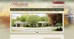 Desktop Screenshot of hartsonfuneralhome.com